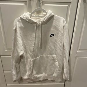 White Nike hoodie